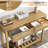 Rattan Console Table With 2 Drawers