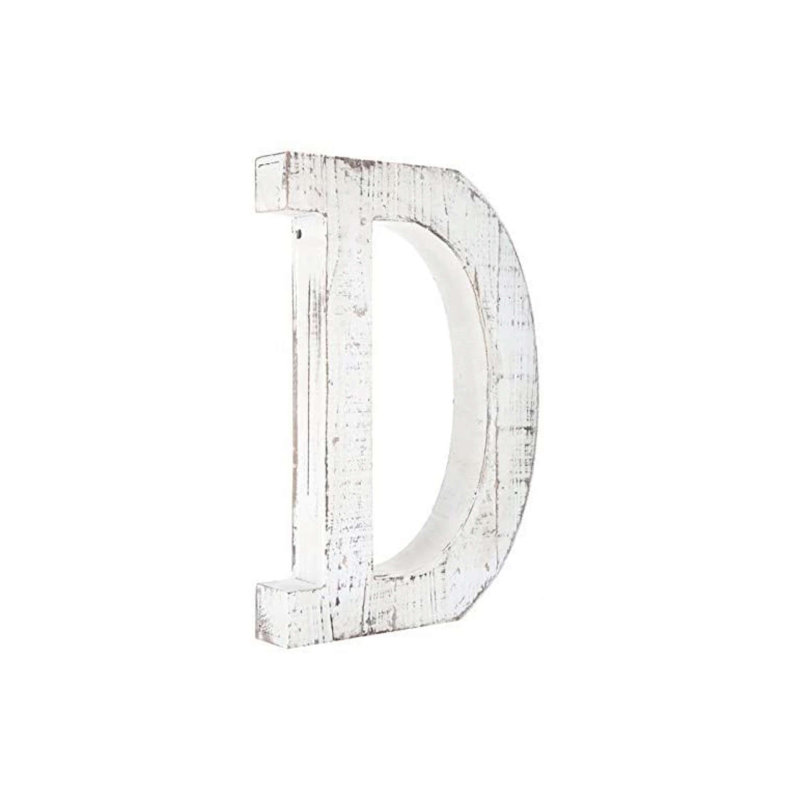 Text & Numbers Letter Block