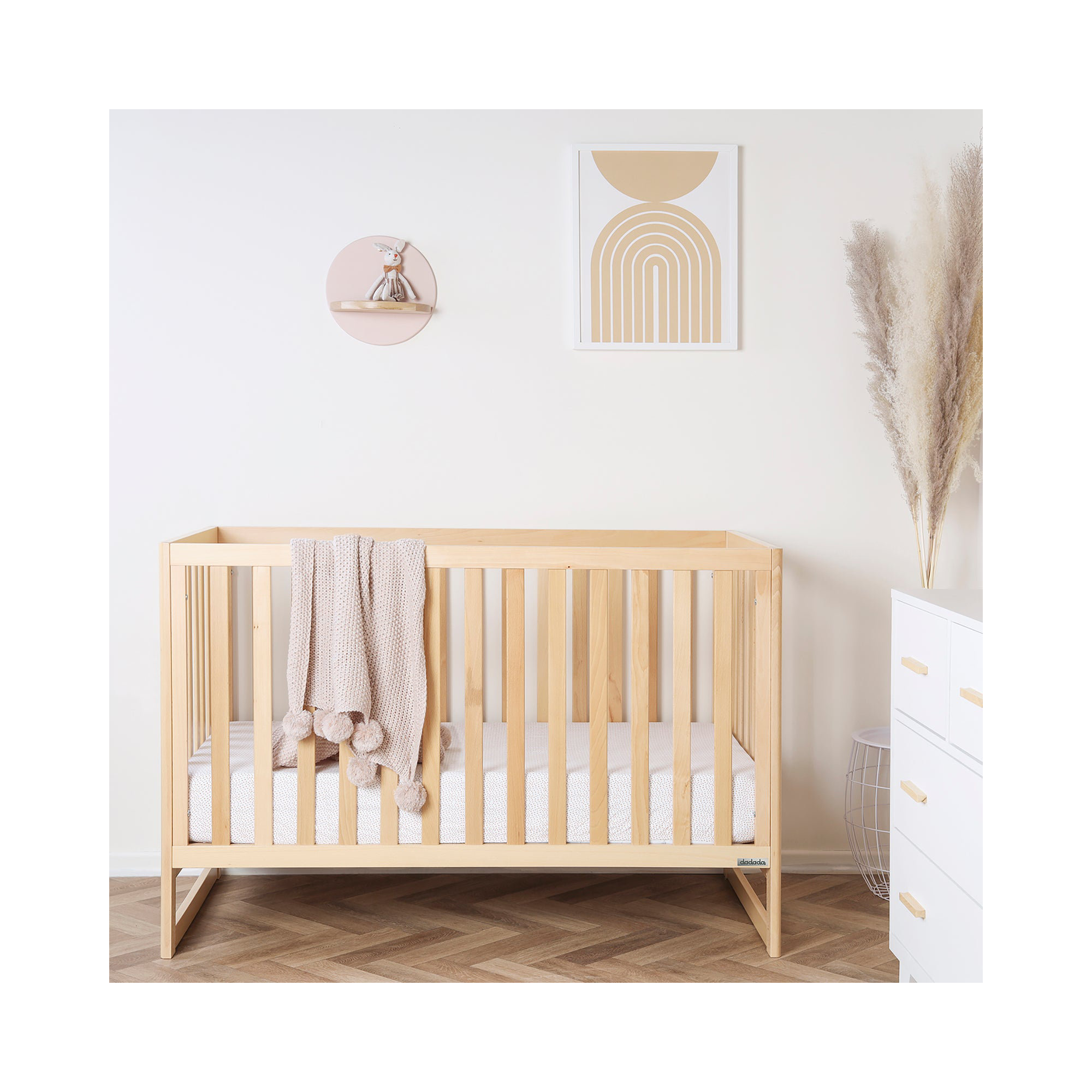 Austin 3-in-1 Convertible Crib, Natural