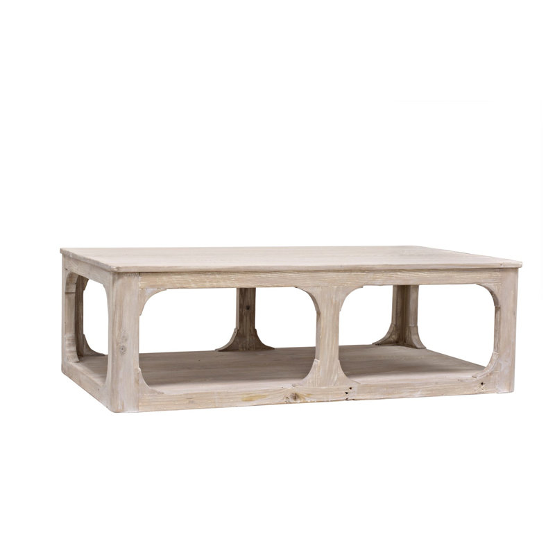 Gimso Solid Wood Coffee Table, 17" H x 54" L x 32" W, Espresso