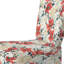 Chaise d'appoint rembourrée rouge et noire Poinsettia Symphony Bliss