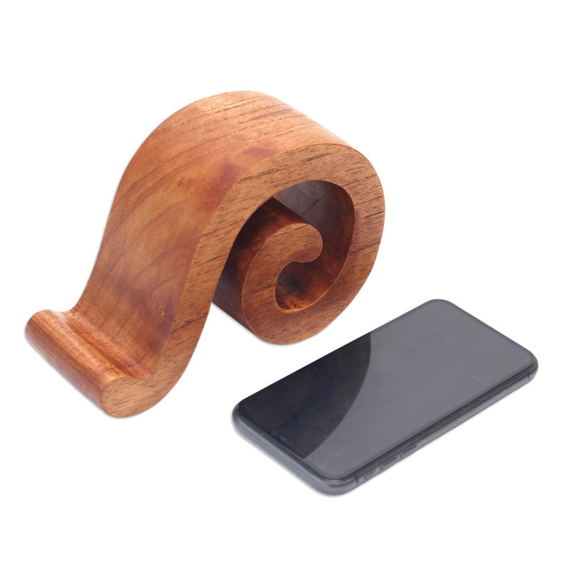 Support de bureau fixe pour moins de 20 po Jassiel Brown pouvant supporter jusqu'à 1 lb