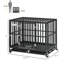 Parc pour chien avec cage verrouillable Pawhut