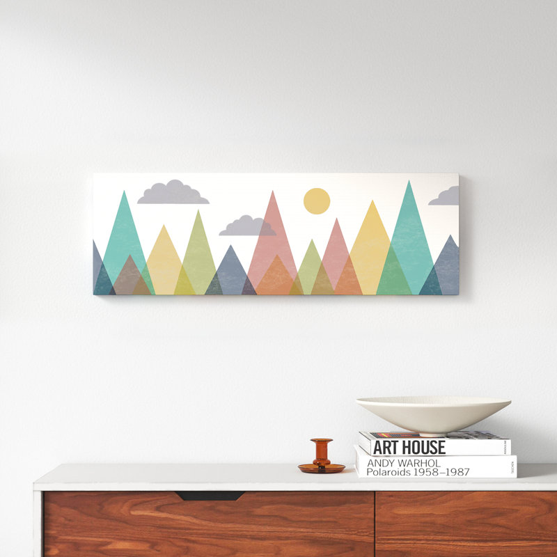 Art sur toile Keithley, H 12 po x l 36 po x P 1,25 po, Sans cadre
