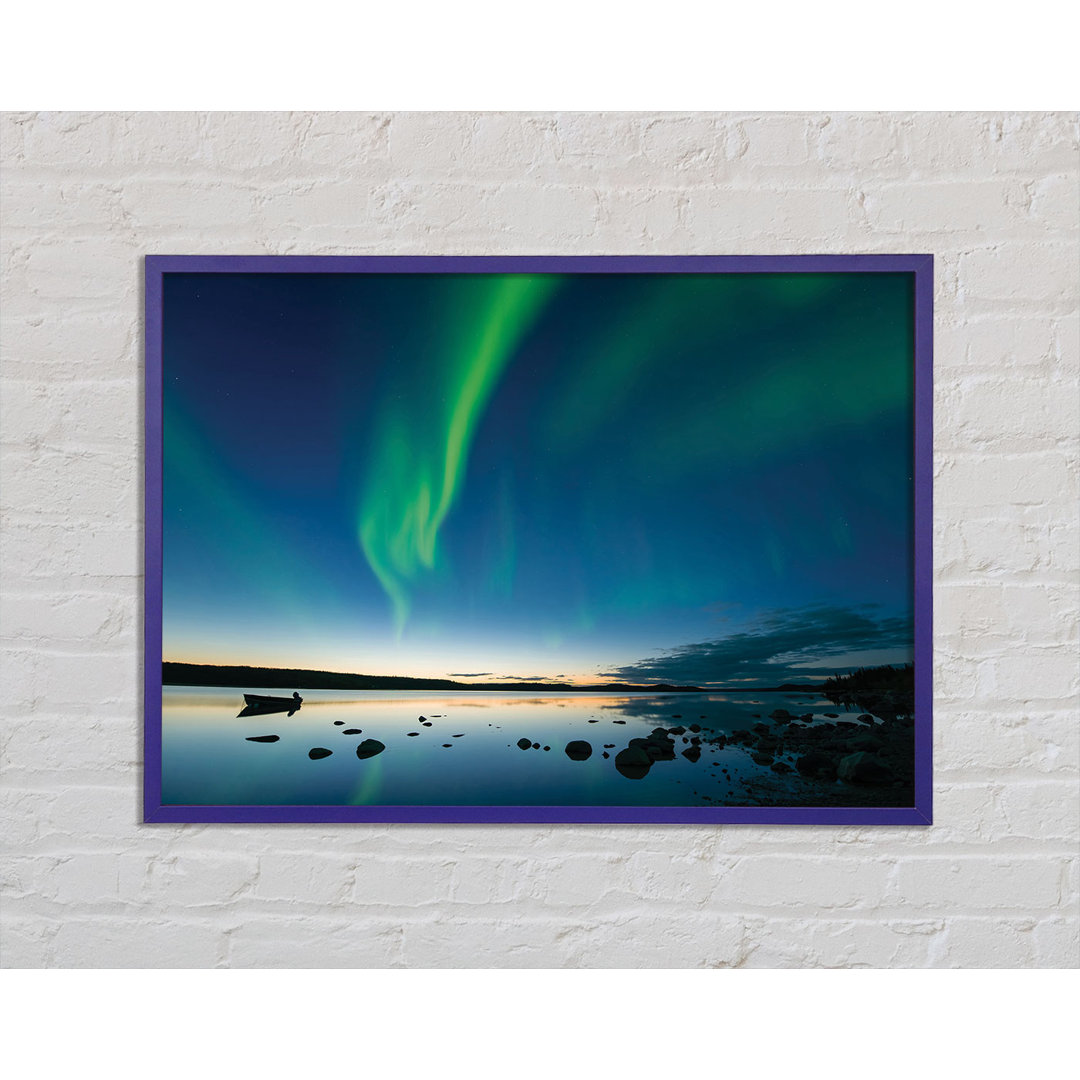 NorThern Light Reflections - Einzelner Bilderrahmen Kunstdrucke