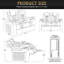 Canapés ergonomiques en cuir, ton café, fauteuil inclinable moderne