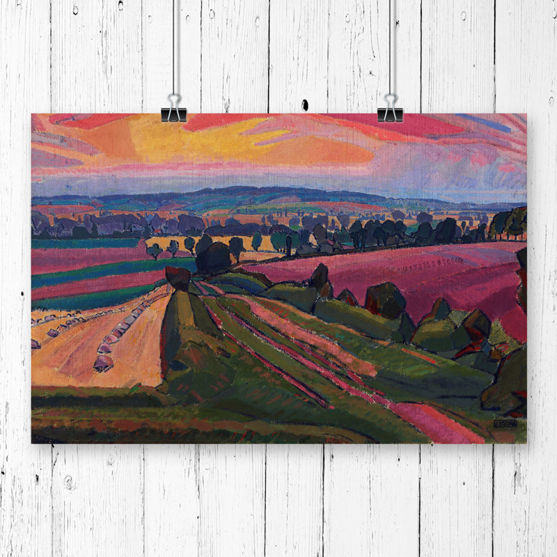 Spencer Gore - No Frame Painting, 33.1cm H x 84.1cm W