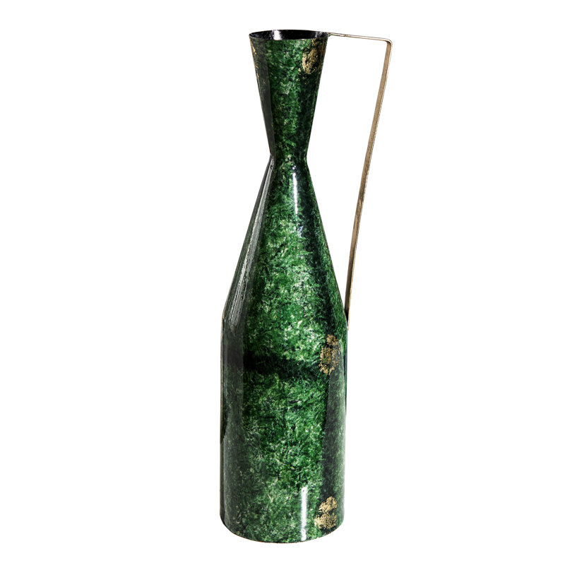 Carlann Handmade Metal Floor Vase