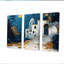 Maroc, or bleu, Rabat, Kasbah, ensemble de reproductions d'art mural, Maroc-107190468-107190469