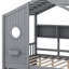Wooden House Bed With Trundle, Modern Design For Kids With Storage Shelf-1054366906