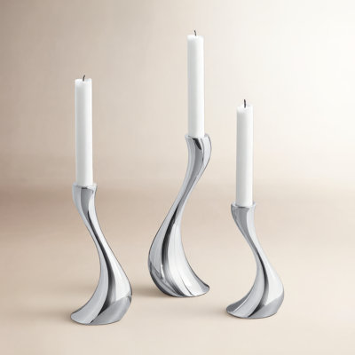 Cobra 3-Piece Candlestick Set