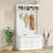 Hall Tree 40.1" Wide with Storage Bench-1297131644