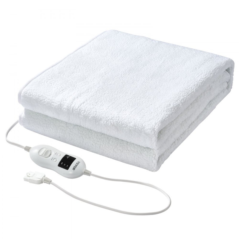 Coussin chauffant chauffant pour table de massage avec minuterie et 8 réglages de chaleur 73,6 po x 30 po