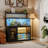 Reversible 55-75 Gallon Fish Tank Stand With Cabinet And Shelf-1569600080