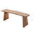 Ceyhan Solid Wood Bench Rustic Dining Bench
