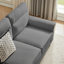 Canapé moderne à 3 places en tissu molletonné compressé, pour plus de confort et de style dans n'importe quel espace de vie-109645776