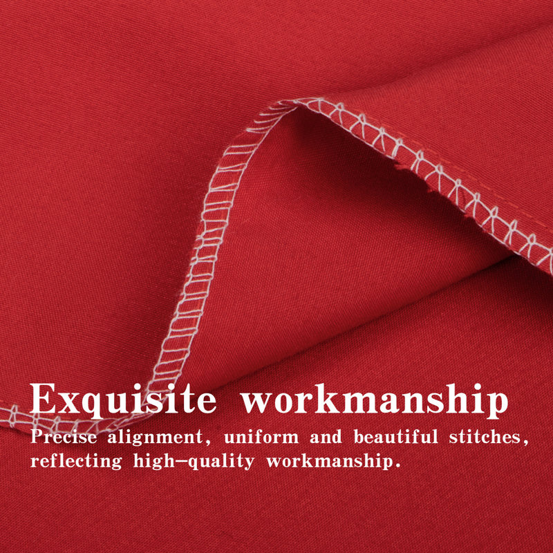 Drap plat seulement, drap de dessus en microfibre brossée 1800 - NTBAY, Rouge, Drap plat pour lit simple TG