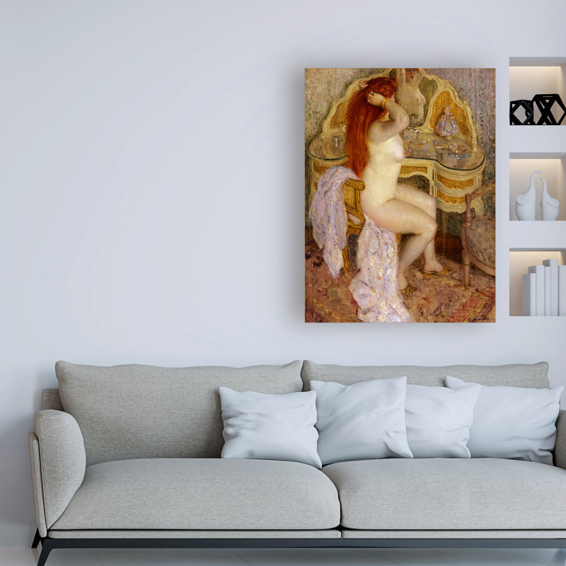 Reproduction d'art sur toile tendue, H 47 po x l 35 po x P 2 po