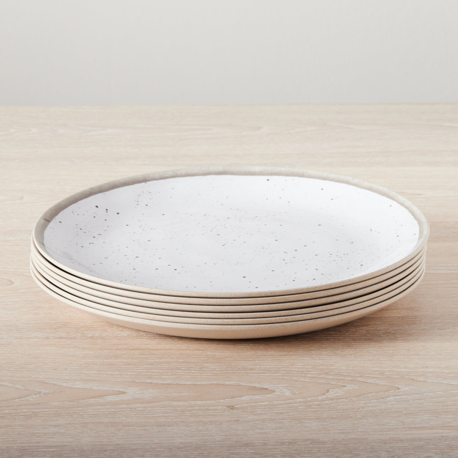 Laya Speckled Melamine Dinner Plate