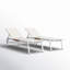 Dean Outdoor Teak Chaise Lounge