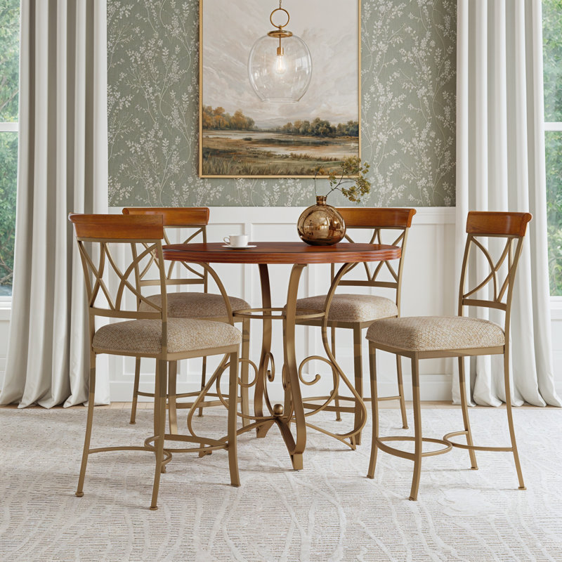 Jefferson 4 - Person Pedestal Dining Set