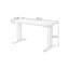 Bureau rectangulaire en bois massif noyer foncé-109616947