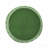 12" Outdoor Iron Side Table All-Metal Construction End Table,Green