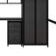 Lit mezzanine pour enfant Jarald
