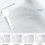 Toilette intelligente, bidet intégré, ouverture / fermeture automatique, système de chasse d'eau, siège chauffant, lavage à bulles, modes de lavage multiples, nuit, affichage numérique, capteur à pédale, batterie de secours, buse autonettoyante,