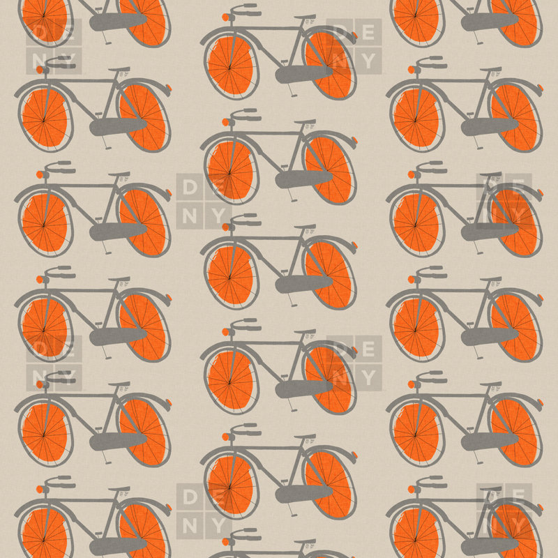 Rideau de douche simple bicyclettes