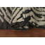 Tapis marocain noir et ivoire All-Over 6 x 9