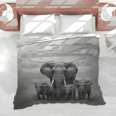 Édredon African Elephant Family