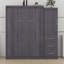 Lit escamotable avec garde-robe et tiroirs Murphy