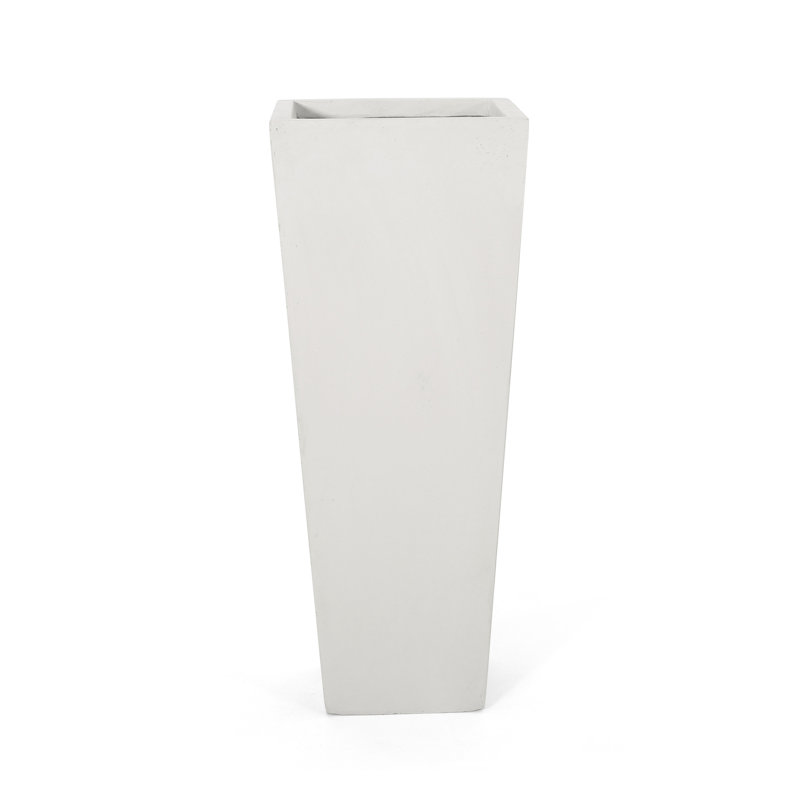 Planters, Matte White, 32.5" H x 13" W x 13" D