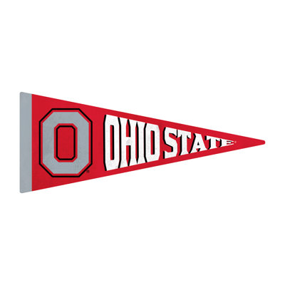 Ohio State Wood Pennant