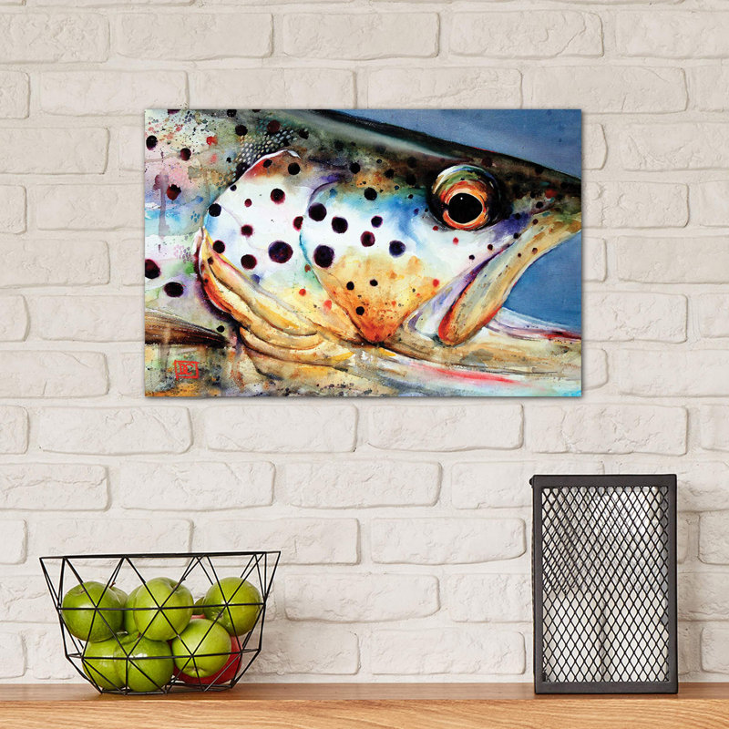 Brown's Eye View by Dean Crouser - Wrapped Canvas Painting, 30.48cm H x 45.72cm W x 1.91cm D