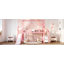 Lit mezzanine simple avec glissade et escalier, lit de jeu en métal avec tablettes de rangement, toit en forme de maison et conception silencieuse-595702088-595702095