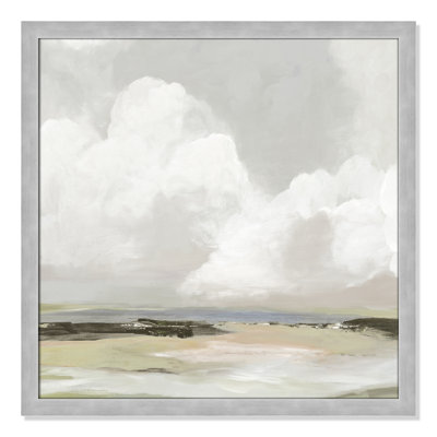 Soft Clouds - Picture Frame Painting Print