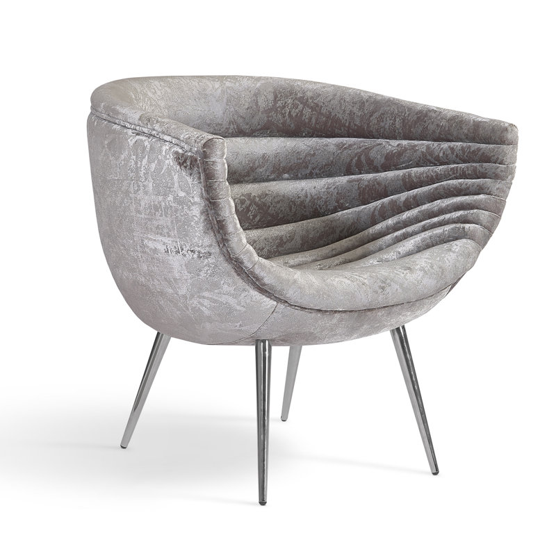 Nouveau 29" Wide Polyester Barrel Chair