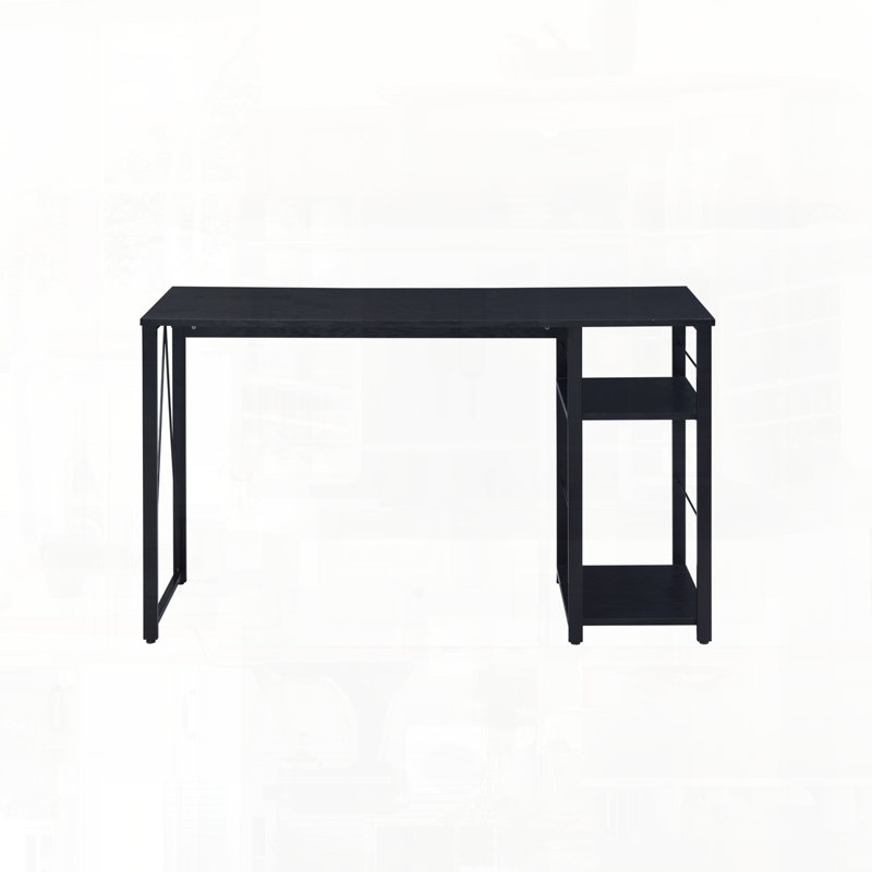 Bureau d'écriture avec espace de dégagement pratique, Noir
