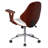 Barri Faux Leather Mid-Century Office Chair-146518732