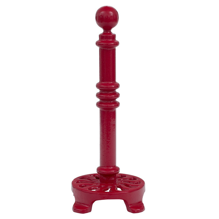 Iron Paper Towel Holder, Chilli Red