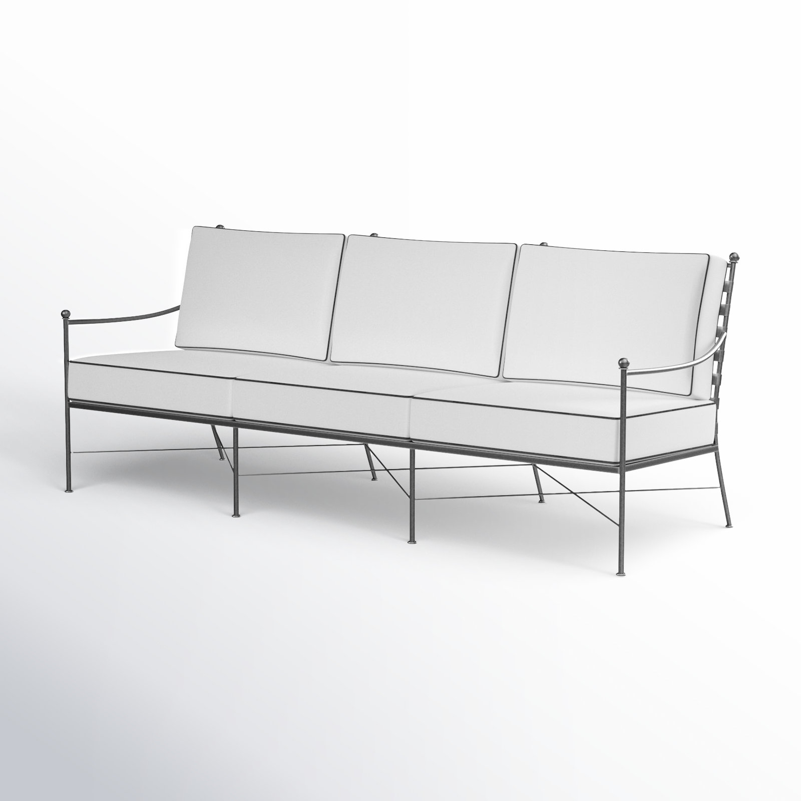 Lucier 76" Sunbrella® Patio Sofa, Canvas Natural Sunbrella® Canvas