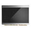 Cuisinière à induction de 40 pouces avec 6 éléments à induction en blanc Majestic III Series (garniture laiton)-124828844-124828840