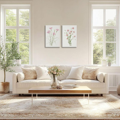 2 Piece Wrapped Canvas Wall Art