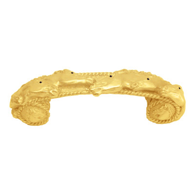 Running horse 3 inches c.c. pullin Gilded Mercury