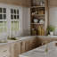 Ensemble d'évier de cuisine à double cuve en quartz 33 po Karran-127373078