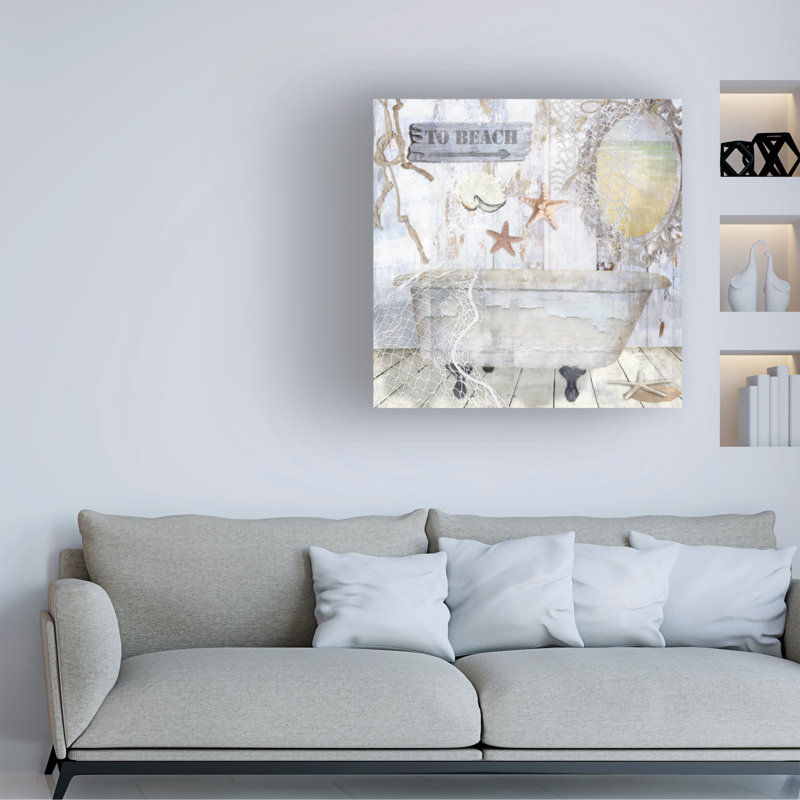 Art sur toile Sasha Beach House I_ALI73179, H 35 po x l 35 po