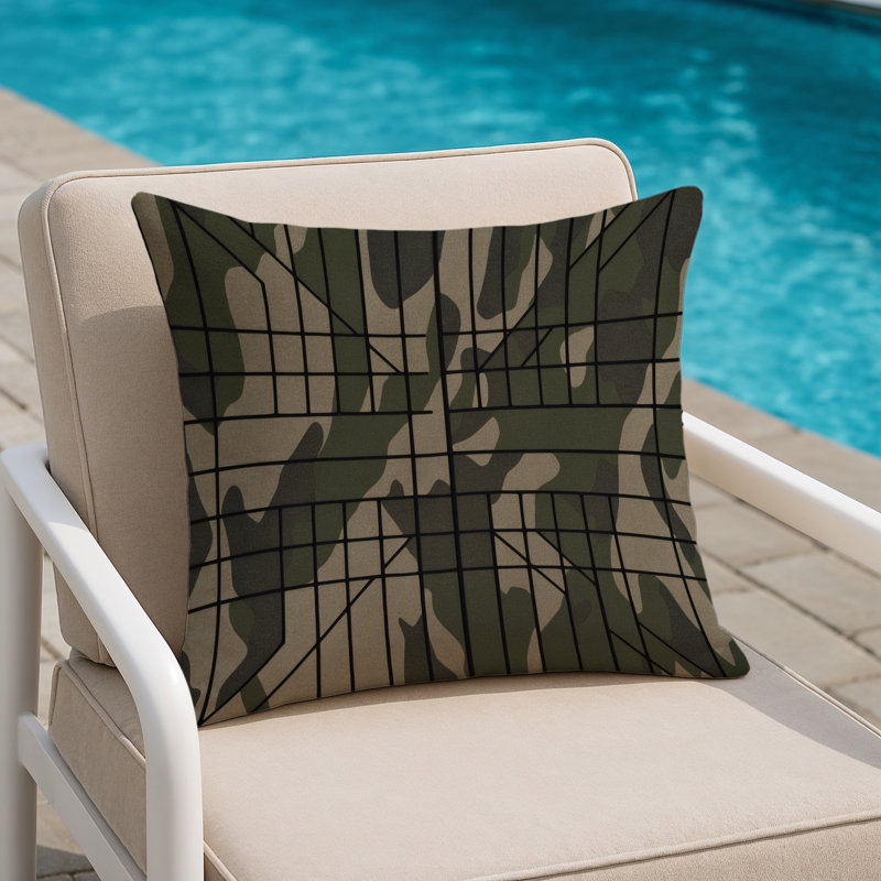 Terrain Mapper Indoor And Outdoor Pillow, Square 20"