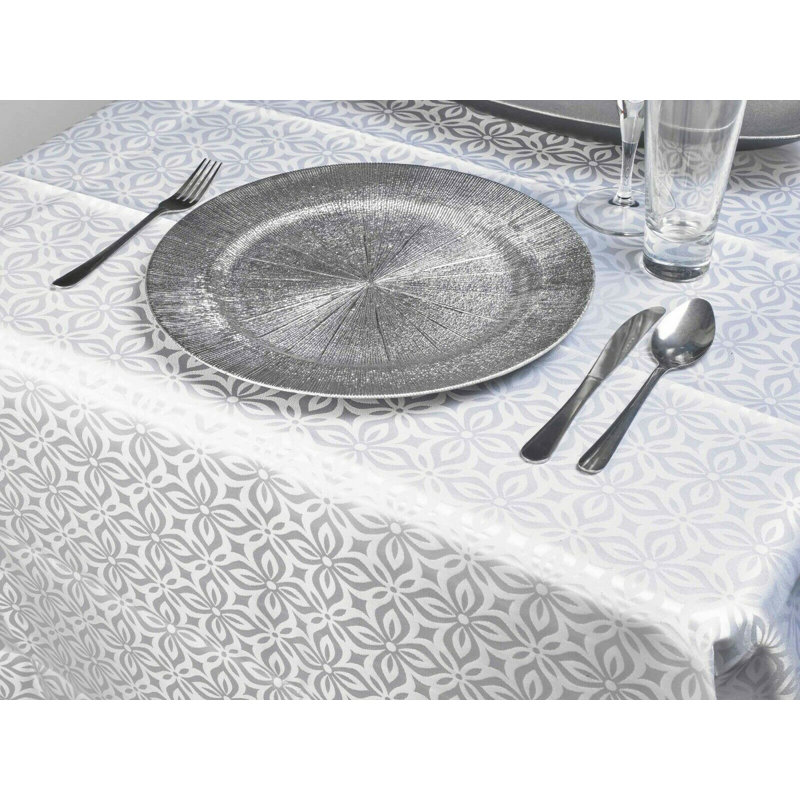 Lilly Solid Colour Round, Silver